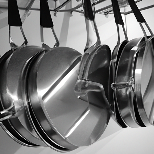 Maximize Kitchen Space with an Expandable Cookware Rack - Organize Your Pots and Pans Today for Easy Access!