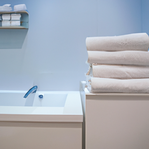 Transform your bathroom with a towel shelf - maximize space and add style to your décor!