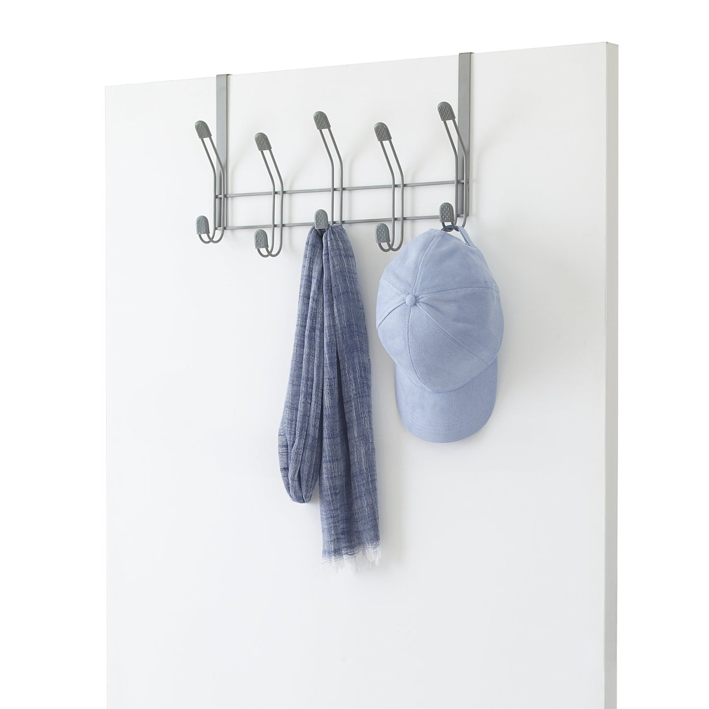 Metro Non-Slip Metal Over the Door 10 Peg Hook – Style 1011