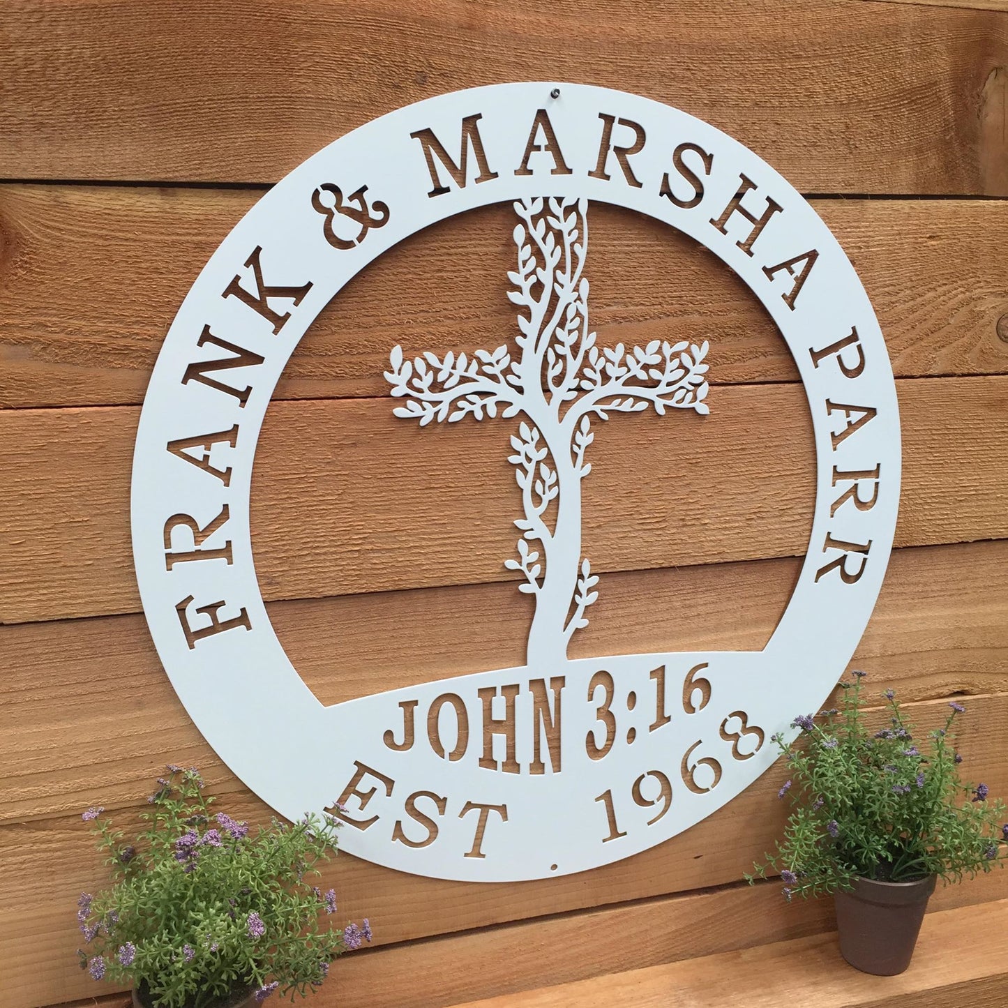 Living Tree Family Established Sign