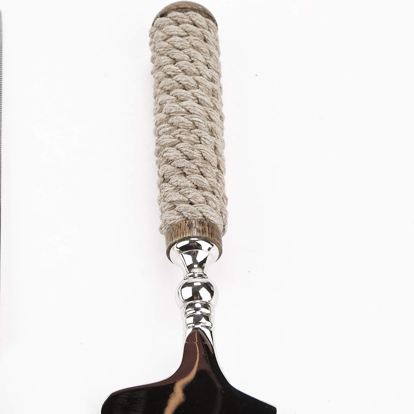 Save mind reader desrope2 sil utensil 2 piece dessert tool set stainless steel roped handle knife server kitchenware silver one size