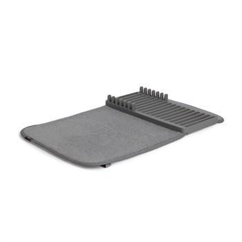 UDRY MINI DISH RACK & DRYING MAT CHARCOAL