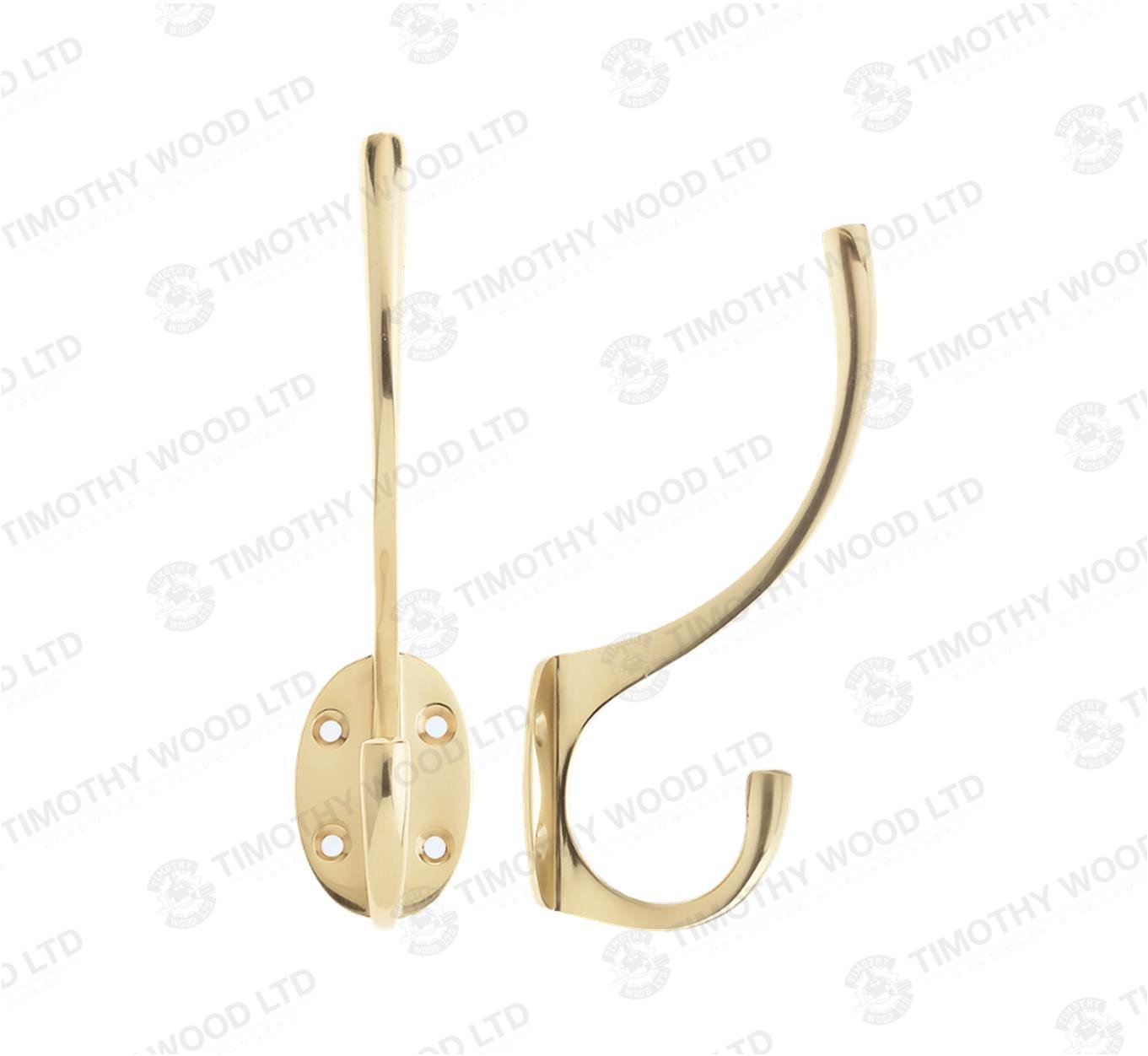 Carlisle Brass AA25 Hat & Coat Hook on Backplate