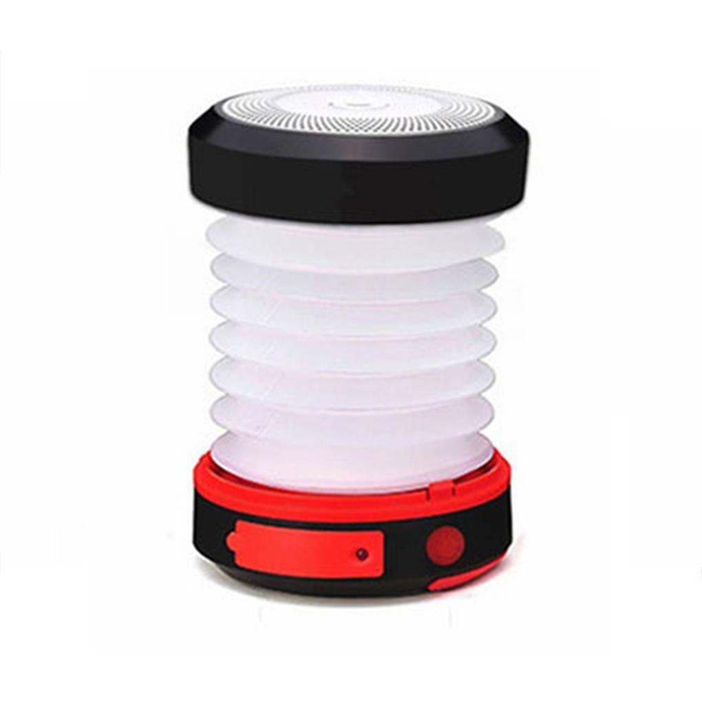 New Solar Powered Foldable Hand Lamp USB Rechargeable Tent Lights