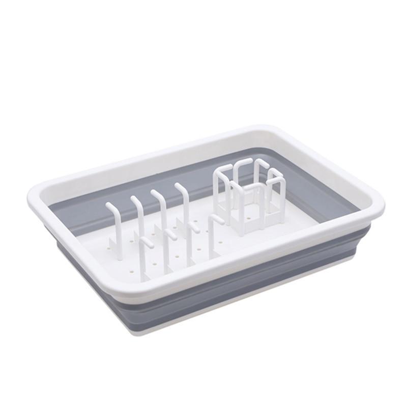 Kitchen Storage Dish Rack Holder Drainer Kitchen Drain DIY Dish Bowl Tableware Plate Portable