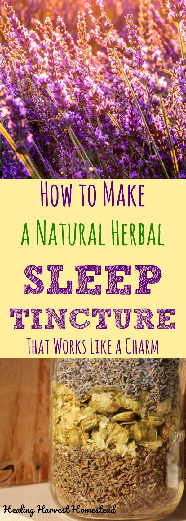 Make Your Own Effective Sleep Aid from Safe Easy to Find Herbs!