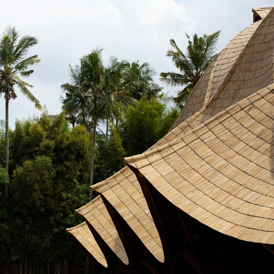 Dezeen Awards 2021 sustainability public vote winners feature a bamboo school in Bali