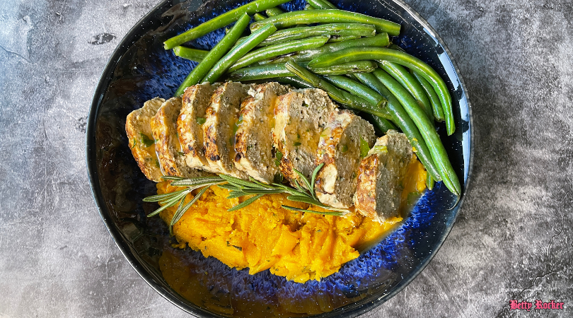 Turkey Meatloaf with Spiced Butternut Squash