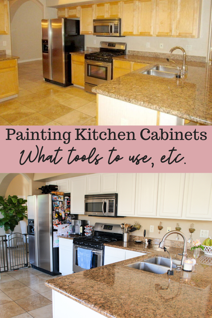 We painted our kitchen cabinets! (Benjamin Moore Swiss Coffee)