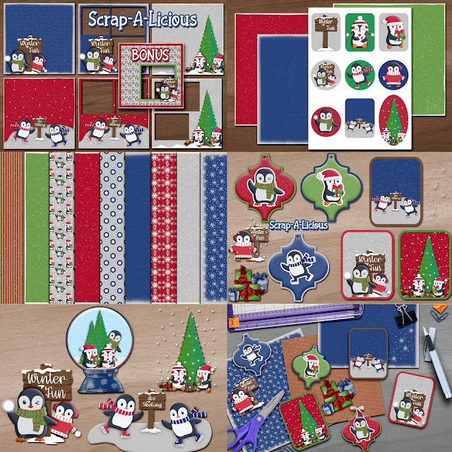 Christmas and Halloween Scrapbooking with Page Inspiration and Awesome Holiday New Goodies