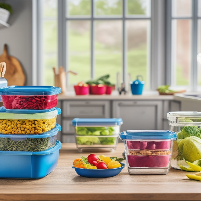 Stackable Kitchen Container Stackable Kitchen Containers for Meal Prep – One Perfect Room