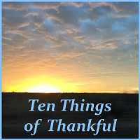 By the Notes, a Ten Things of Thankful Post