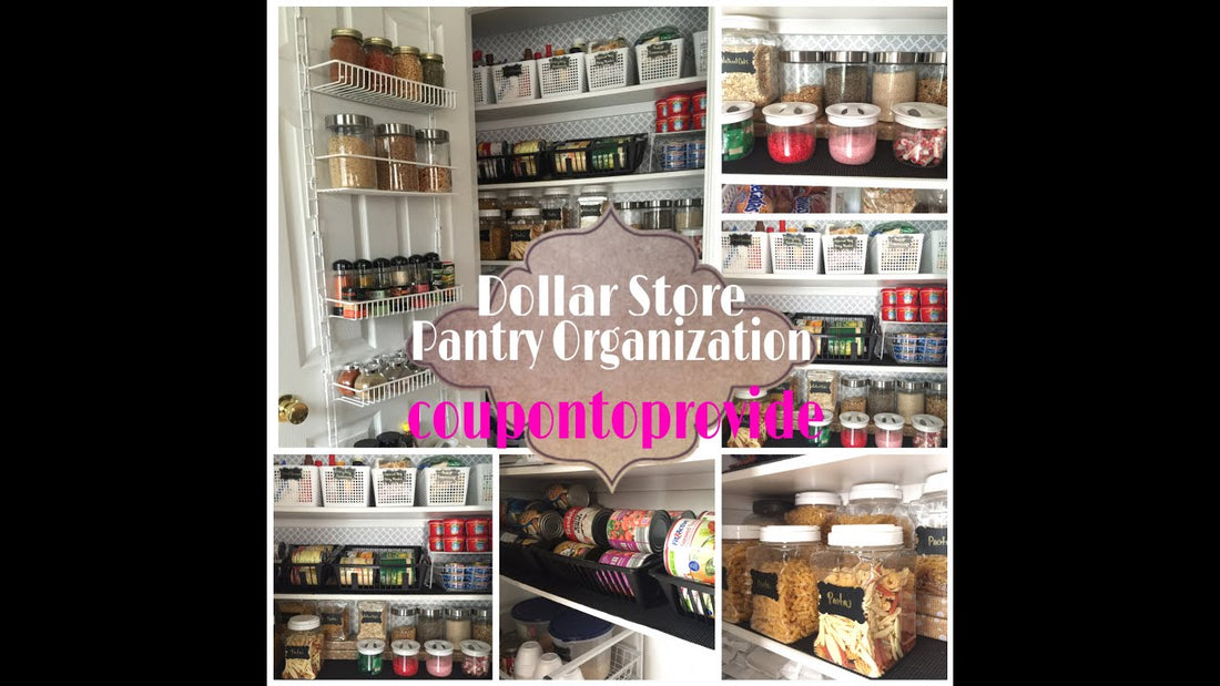 check out my mom's small pantry organization: