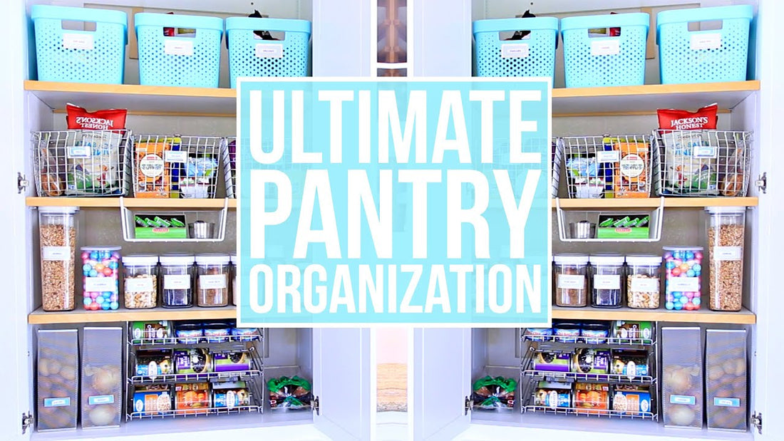 Easy step by step guide on how to organize your pantry! LINKS TO ALL CONTAINERS SHOWN BELOW!! ♡ R E L A T E D V I D E O S ♡ Bathroom Organization ...