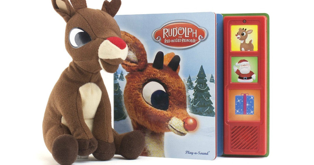 Rudolph the Reindeer Gift Set Only $3.74 (Regularly $15) | Plush Toy + Musical Book