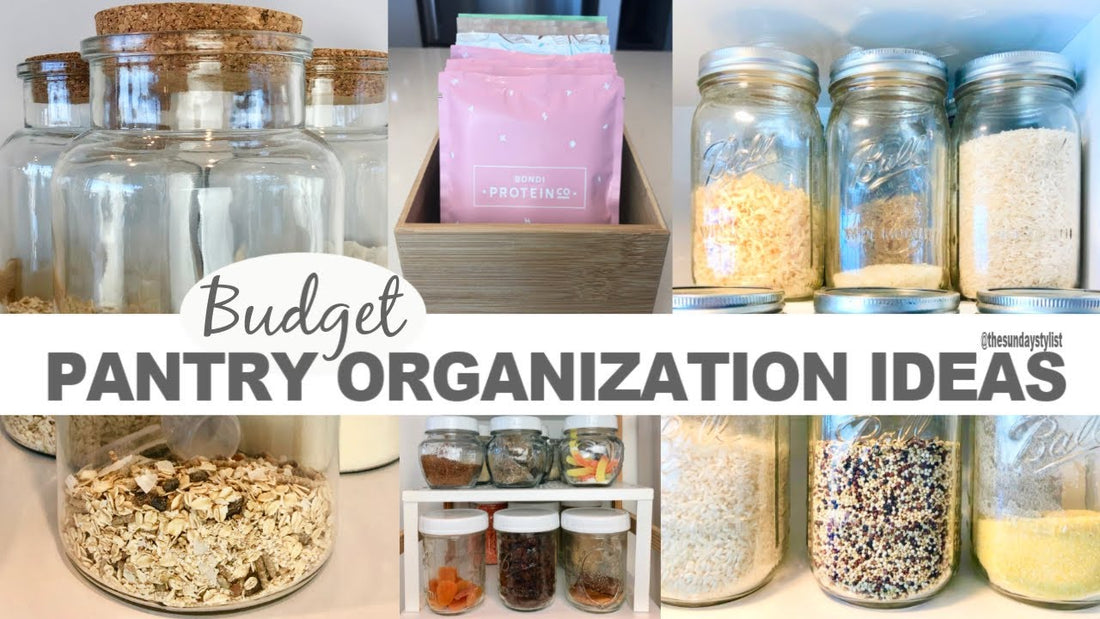 BUDGET KITCHEN PANTRY ORGANIZATION IDEAS - Pantry Storage Makeover Today's video is a kitchen pantry makeover with budget kitchen pantry and ...