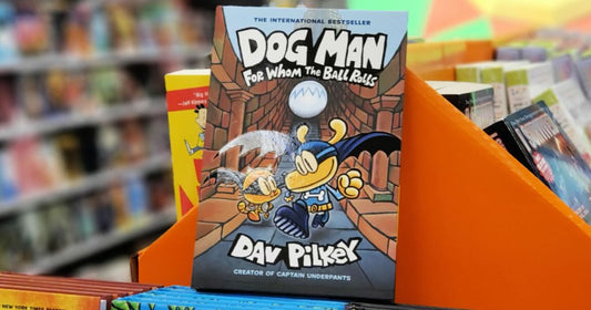 Dog Man For Whom the Ball Rolls Hardcover Book Just $5