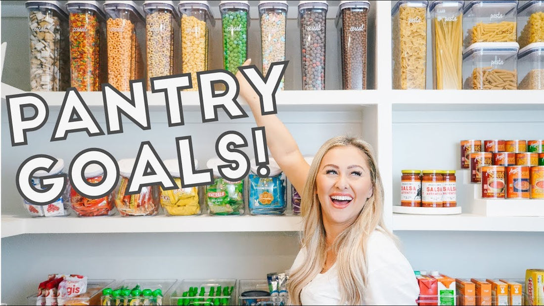 Watch me organize my pantry with The Home Edit! This is seriously pantry goals and I can't believe how organized my pantry looks! You'll see all the behind the ...