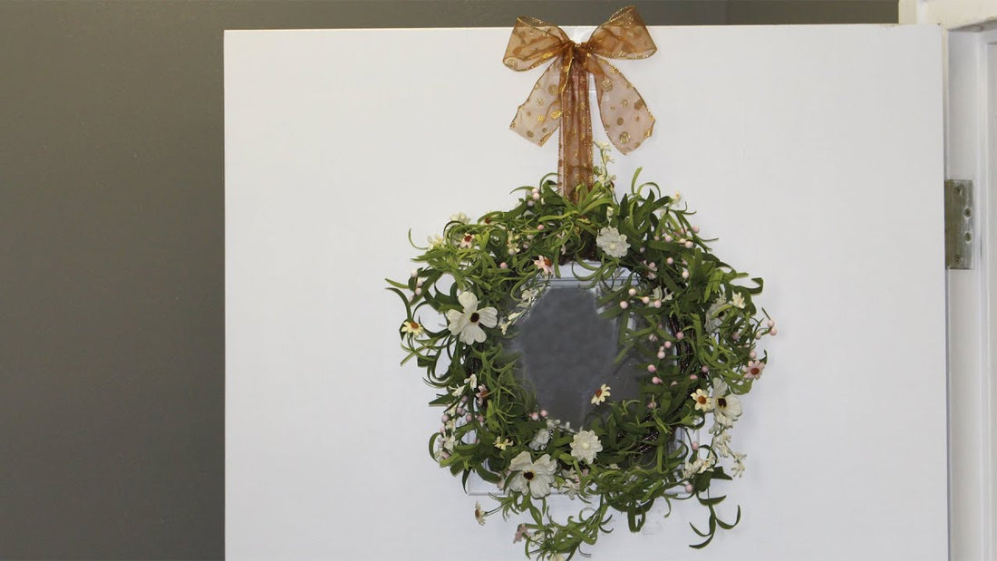 Door Wreath Hanger With Ribbon & Bow - How To by wreathpro (7 years ago)