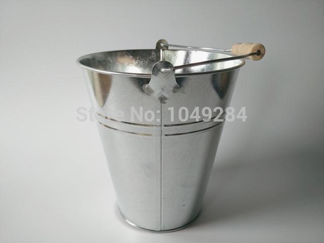 Contemporary Large Metal Bucket