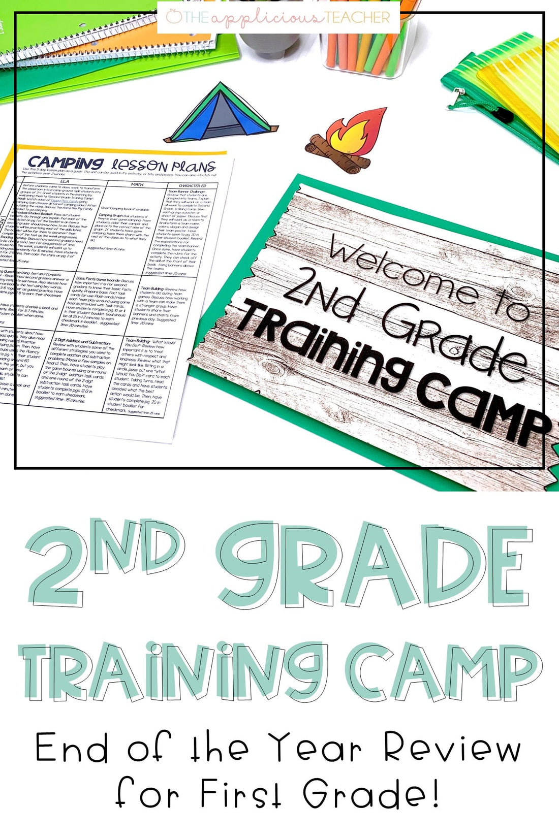 Second Grade Training Camp: End of the Year Review for 1st Grade