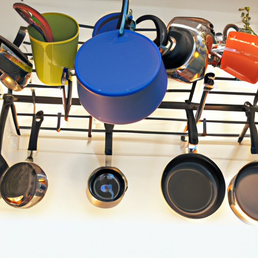 Maximize your kitchen space with a convenient ceiling pot rack! Get organized and reclaim storage space today.