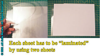 Product review: Self Adhesive Laminating Sheets, Self-Seal, No Heat Needed, Letter Size, 9 x 12 Inch by VIOLETTO