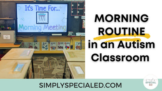Morning Routine in an Autism Classroom