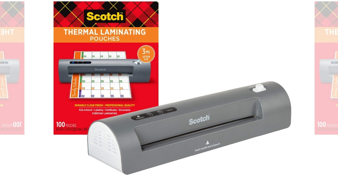 Scotch Thermal Laminator w/ 100 Laminating Pouches Only $19 on Amazon (Regularly $47)