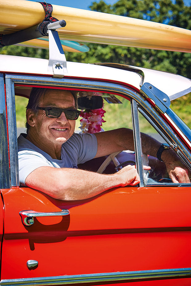Nostalgia for chasing waves in the 1960s inspired this surfer to restore a 1963 Ford Falcon XL