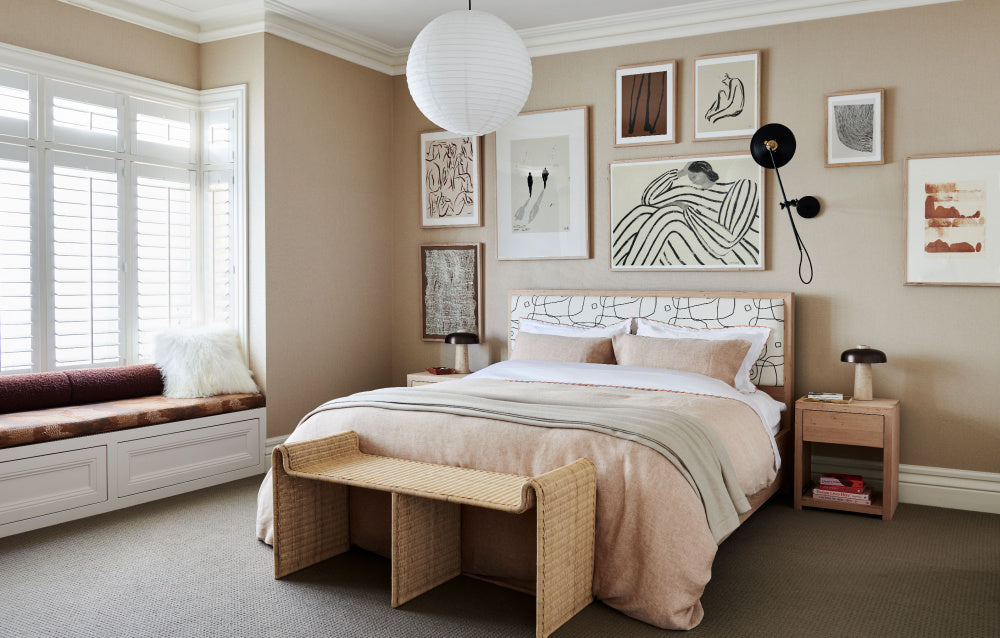 A Dreamy Bedroom Transformation By Lauren Li, With Bespoke, Locally Made Bedlinen