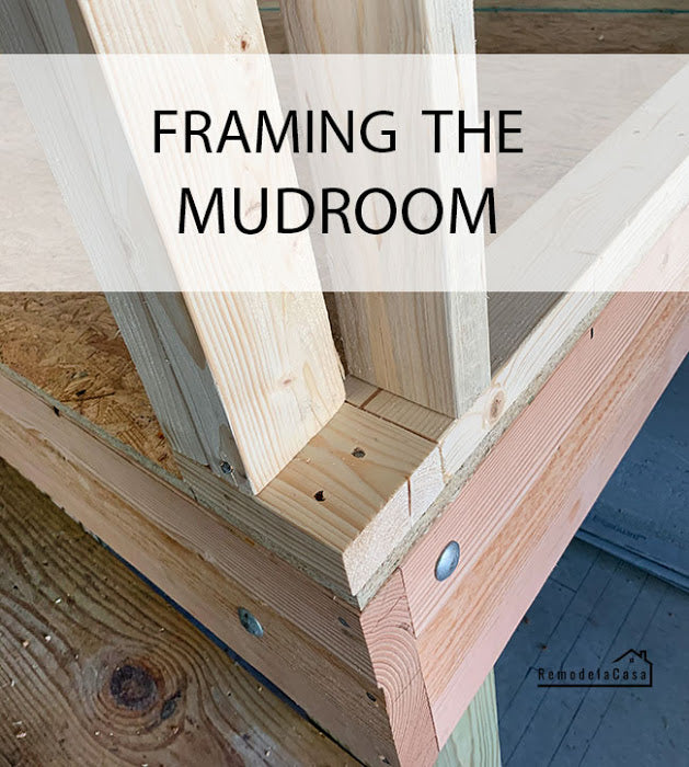 Framing The Mudroom