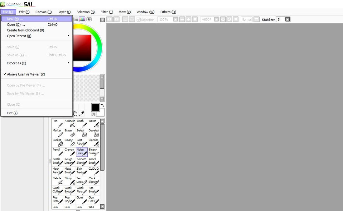 How to Get Started With PaintTool SAI