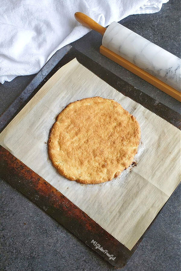 Gluten Free Pizza Crust For One (Yeast Free)