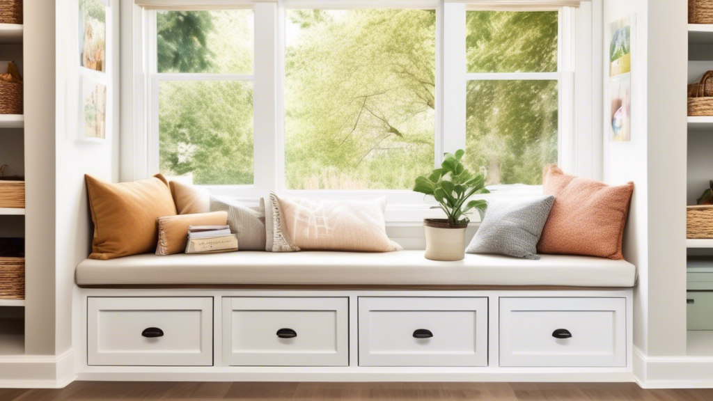 Organize Your Home with DIY Window Seat Storage – One Perfect Room