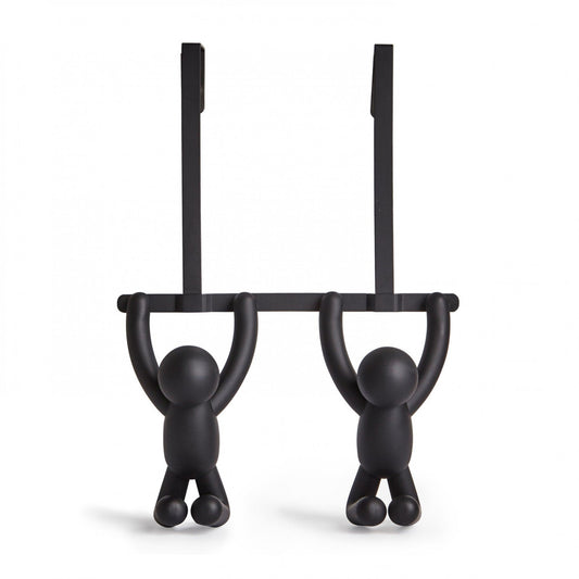 BUDDY OVER THE DOOR HOOK BLACK