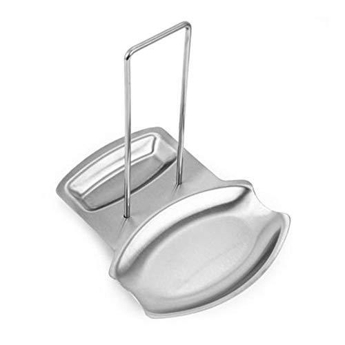 Featured farmerly stainless steel pan stand pot cover rack lid spoon rest holder kitchen tool new