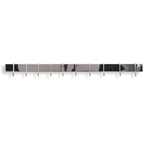 Shop here wallniture kitchen bar rail pot pan lid rack organizer chrome 30 inch set of 2