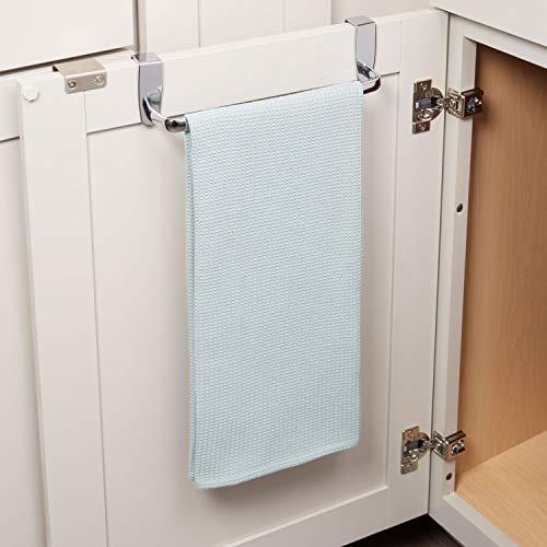 Kitchen dulceny over the cabinet kitchen dish towel bar holder