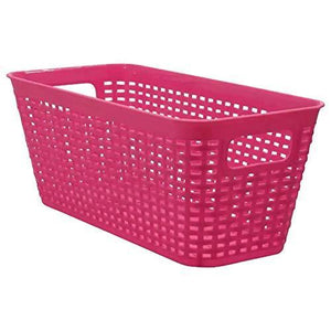 Best small colorful plastic baskets rectangle tray pantry organization and storage kitchen cabinet spice rack food shelf organizer organizing for desks drawers weave deep closets lockers