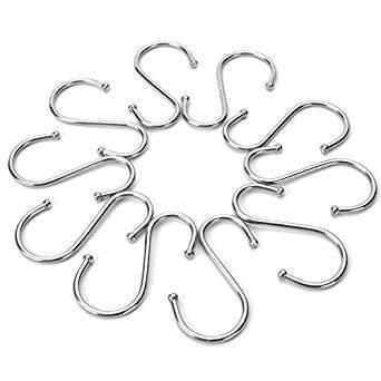 Products 50 pcs 7cm s shaped hooks heavy duty kitchen s type hanging hooks hangers for home and office