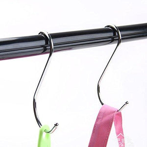 Selection mxy s hook s shaped hanging stainless steel hooks tool pack of 5 pcs metal hooks hangers for home kitchen and garage gardening tools