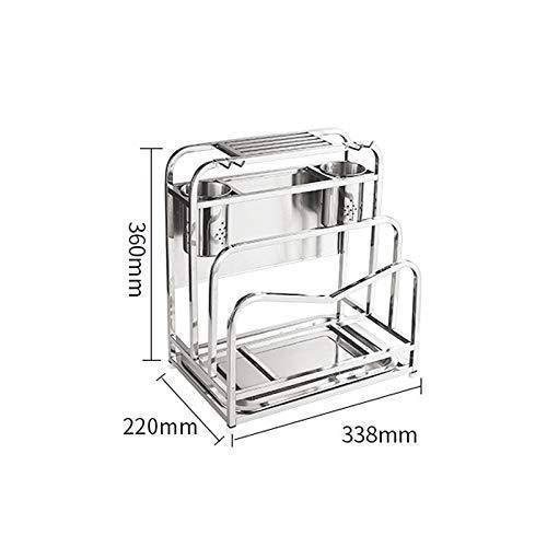 Results wxl stainless steel kitchen shelf cutting board kitchen knife kitchen utensils storage shelf multi function knife holder wxlv