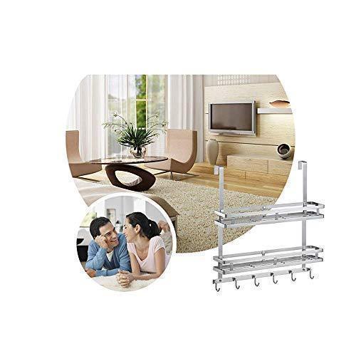 SuperFitMe Door Hook with Rack (One or Two Layers) (Double Layers Rack)