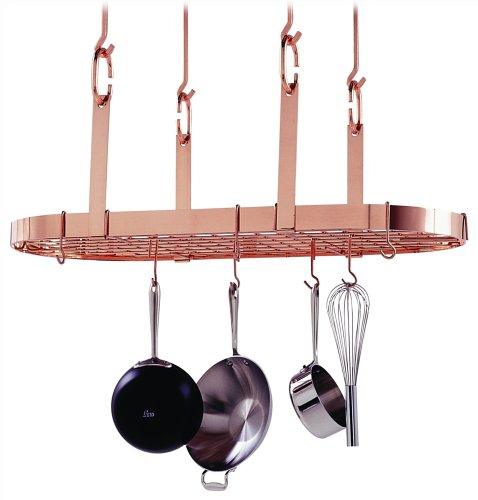 Enclume 4-Point Oval Ceiling Rack, Copper