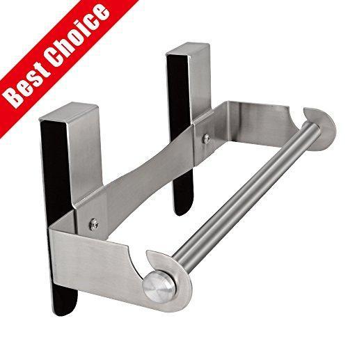 On amazon hasen under cabinet paper towel holder paper towel hanger brushed stainless steel paper towel rack kitchen paper towel holder no screws needed