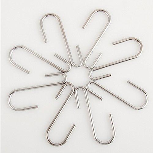 Budget 30 pack esfun heavy duty s hooks pan pot holder rack hooks hanging hangers s shaped hooks for kitchenware pots utensils clothes bags towels plants