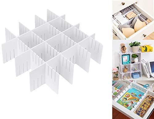 The best drawer organizers diy grid dividers wood plastic for closet underwear ties socks kitchen bureau dresser charging line white 8pack