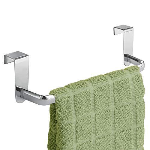 Home dulceny over the cabinet kitchen dish towel bar holder