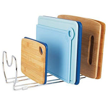 Heavy duty mallize metal wire pot pan organizer rack for kitchen cabinet pantry shelves 6 slots for vertical or horizontal storage of skillets frying or sauce pans lids baking stones